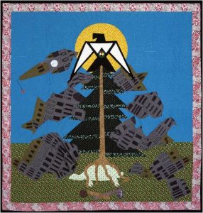 The Tree of Peace Saves the Earth quilt