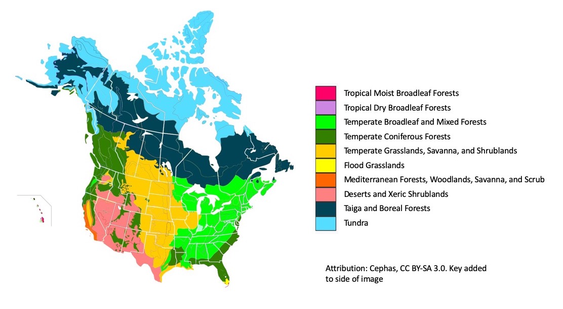 Biomes of North America