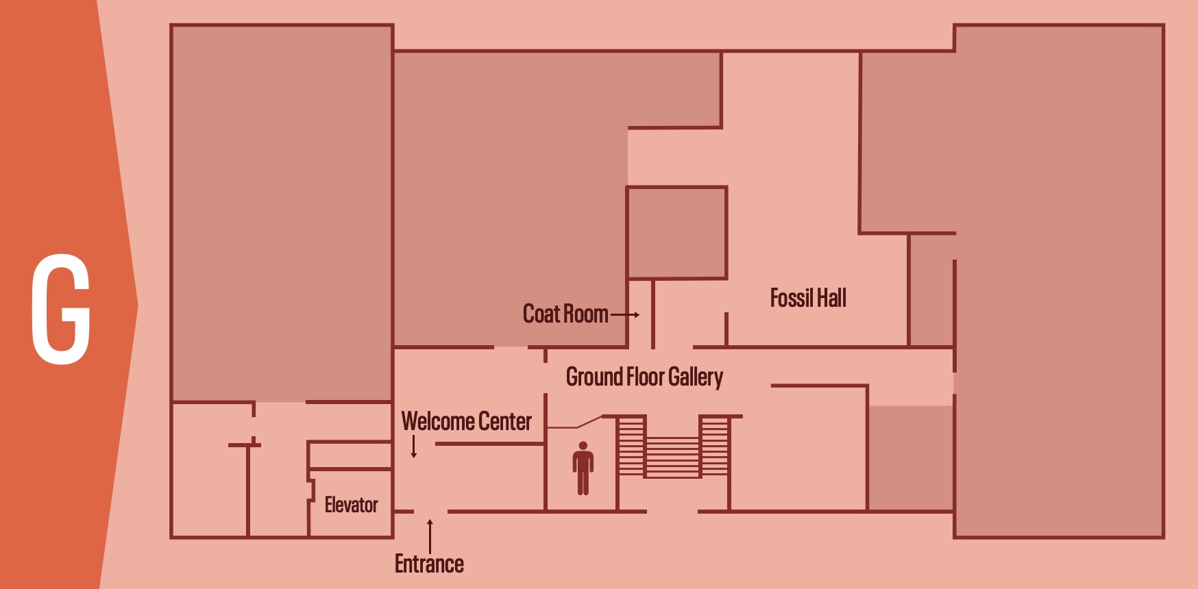 MSU Museum Map - Ground Floor
