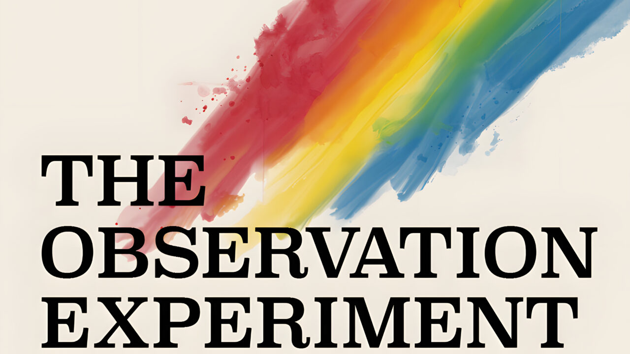 Observation Experiment exhibition banner upscaled