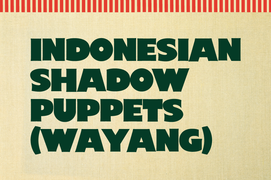 Indonesian Shadow Puppets (Wayang)