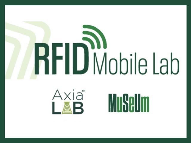 Block image RFID Mobile Lab logo with Axia Lab and MSU Museum logos