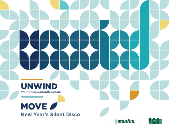 Block image Graphic promotional image featuring abstract geometric shapes forming the word 